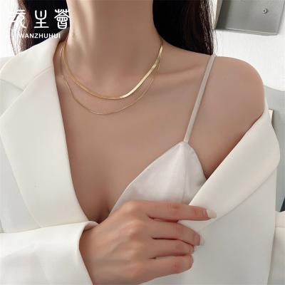 China CLASSIC Gold Plated Snake Necklace Charms Tasty Layer Statement Necklaces Women Fashion Jewelry for sale