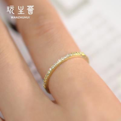 China CLASSIC Ring Jewelry Circular Shaped Ring Wedding Ringstainless Steel Gold Ring for sale