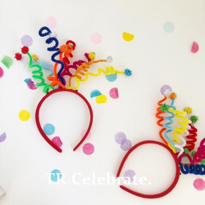 China Costume props 2021 hot sale production birthday party decoration fancy headband new for girl for sale