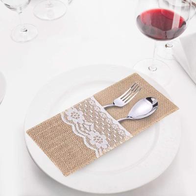 China Natural Jute Kraft Window Wedding Party Decoration Stand Up Pouch For Wedding Party Decoration for sale