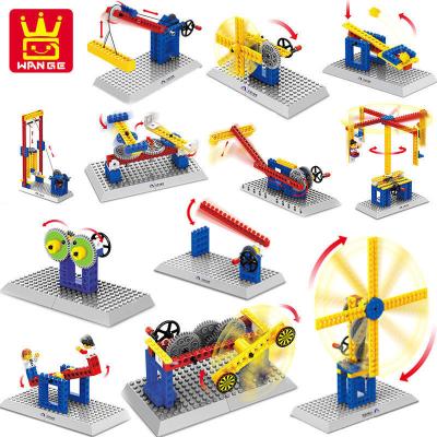 China Silicone Wange 1301 Building Blocks Series 3in1 City Mechanical Industry Figure Bricks Compatible Brands Educational Toys For Children for sale