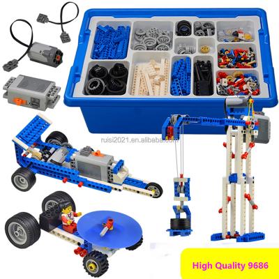 China Electronic Toy Plastic Toy Manufacturers 9686 Creative Educational Student Teaching Building Blocks Science Kit Set DIY Toys for sale