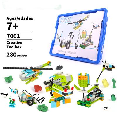 China NEW Electronic Toy 2022 Parts WeDo 3.0 Robotics Build Set Building Blocks Compatible with 45300 Wedo 2.0 DIY Educational Toys for sale