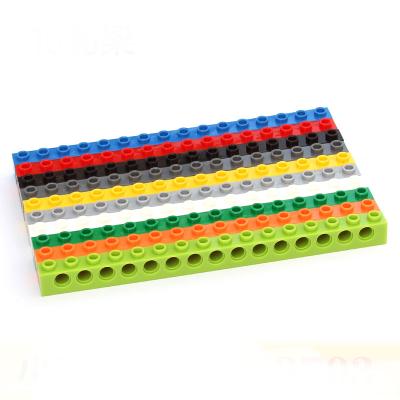 China 20pcs Building Toy Wedo 2.0 3703 Building Blocks 1x16 Education Technic Punched Brick 15 Holes Moc Assemble Particle Parts for sale