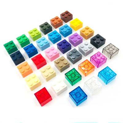 China legoing building toy DIY toys parts 2x2 3003 brick compatible education building blocks toys 2 plastic brick tops toys *2 Legoes friends for sale