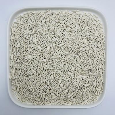 China Stocked Pea Husk Clumping Tofu Natural Cat Litter 1.5 Mm Plant Natrual Cat Litter And Ball Shape for sale