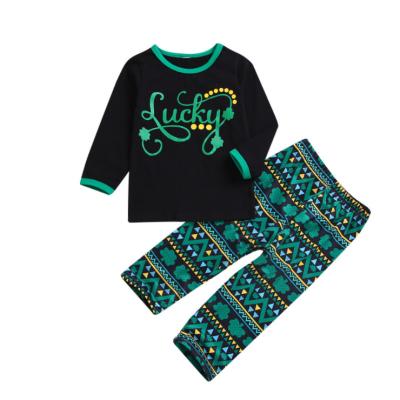 China Casual Hot Sale Kids Boutique Long Sleeve Clothes Set Autumn Baby Girls Outfits for sale