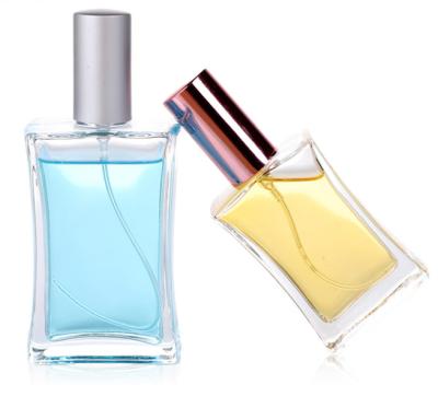 China Fancy Arabic Perfume Oil Spray Bottle 50Ml 100ML Cosmetic Fancy Travel Spray Glass Perfume Bottles for sale