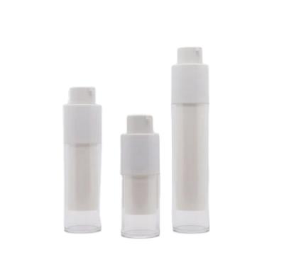 China BEAUTY PACKAGING 1 Ounce 30Ml Dispenser Pump Top Cap Custom Plastic Empty Plastic Twist Cylinder Vacuum Bottles Packaging For Lotion Cream for sale