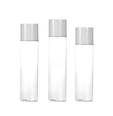 China Empty PET BEAUTY PACKAGING Plastic Face Skin Care Cosmetic Toner Bottles 50Ml 100Ml 150Ml for sale