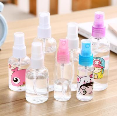 China Cosmetic Portable Luxury Make Up 100Ml Packaging Clear Liquid Mist Spray Pet Bottle for sale