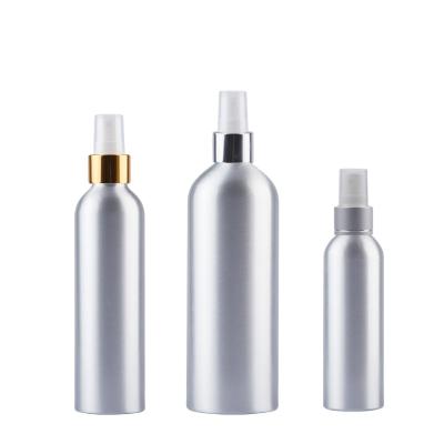 China Non Spill 30ml 50ml 100ml 120ml 150ml 200ml 250ml Aluminum Metal Fine Mist Spray Bottle for sale