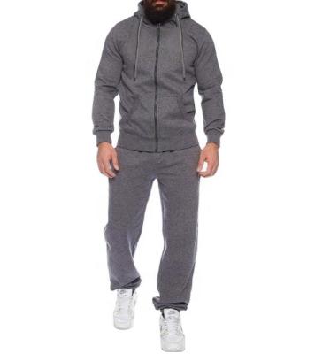 China Other Men's Long Sleeve Sweatshirt Full Zipper 2 Piece Hoodie Sweatpants Suit Casual And Comfortable Jogging Suit for sale