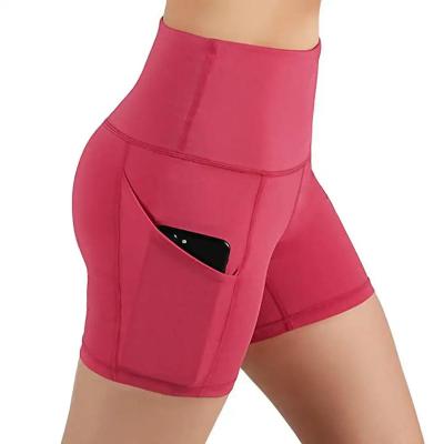 China Wholesale Custom High Waist Slim Fit Shorts Anti-Wrinkle Workout Women Tight Gym Sports Shorts Womens Yoga Fitness Abbreviations for sale