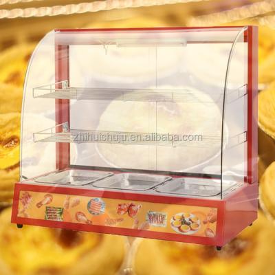 China Commercial Electric Cookie Pie Warmer / Hot Food Display Showcase for sale