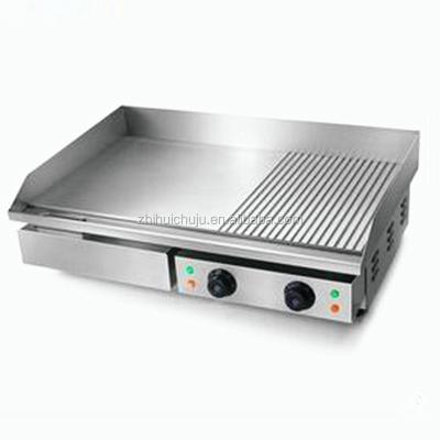 China 201 stainless steel competitive price commercial electric flat griddle for sale for sale