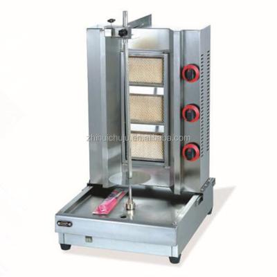 China Meat Processing 4 Burners Stainless Steel Doner Kebab Shawarma Grill Machine for sale