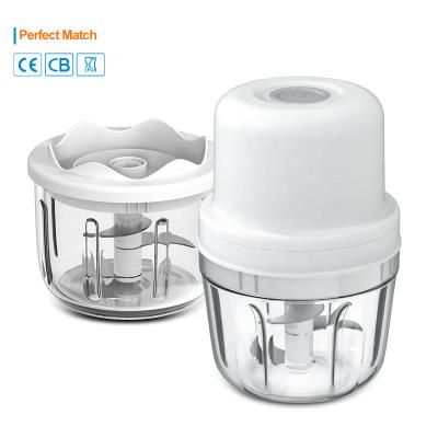 China Multifunctional Food Cleaver Chopper Onion Fruit Salad Household Food Processor Electric Garlic Press for sale