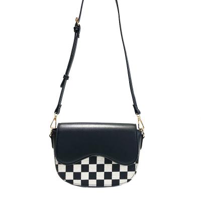 China Fashion Trendy Cross - Body Bag Shoulder Purse PU Leather Bags Custom Black OEM Designer Ladies Handbags for sale