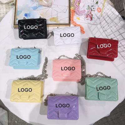 China Waterproof Purse Jelly Bags Small Mini Purse 2021 Kids Girls Spring Summer Bags Candy Cross Body Women Handbag for sale