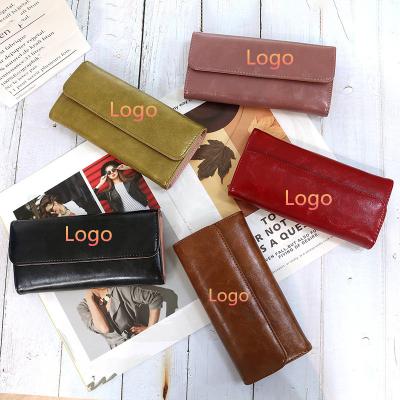 China Ladies 2022 Designer Women Money Purses Long Zipper PU Leather Ladies With Card Holder Phone Minimalist Wallet for sale