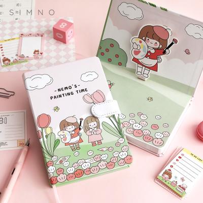 China Hardcover Fairy Tale Style Series of Notebooks, Cute Color Page Office Notebooks for sale