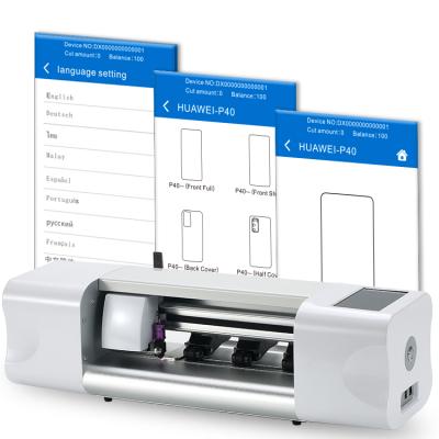 China New Automatic Mobile Phone Cutter Plotter Mobile Phone Screen Protector Film Laser Cutting Machines for sale