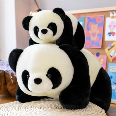 China Custom Plush Stuffed Plush Panda Bear Cute Fat Sitting Toy For Kids Gift for sale