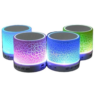 China Best Selling Colorful Wireless A9 Mini Slot LED Speaker Portable Wireless Speaker For All Mobile Phones for sale