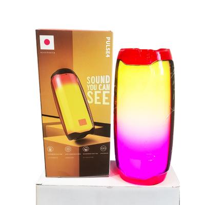 China AirPlay LED Flashing Light Speaker Portable Waterproof Plus 4 Wireless Speaker for sale