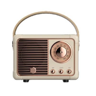 China New Arrival Wireless Radio Vintage Portable Mini Speaker Retro Speakers for sale