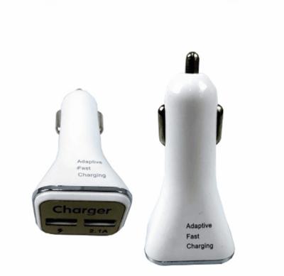 China Hot Mobile Phone Phone Charger Adapter Dual Ports 2 Usb Car Charger for sale