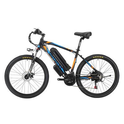 China NEW 2022 Aluminum Alloy CE 500W Suspension Front Fork Smart Foldable Leisure E Bike Disc Brake Mechanical Mountain Electric Bicycle 48V for sale