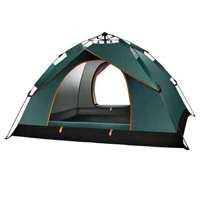 China UV-Resistant Outdoor Family Tents 3-4 Person Outdoor Camping Instant Automatic Open Tent Waterproof And Windproof Hiking Tent for sale