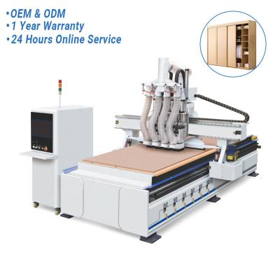 China Garment Shops Factory Direct Sale Furniture Making CNC Wood Carving Machines Automatic Woodworking CNC Cutting Machine CNC Router For Wood for sale