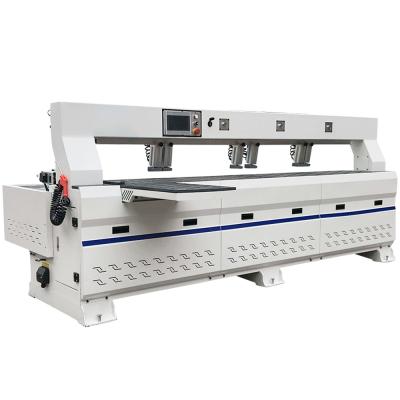 China 2450mm KINGISO KI-3000 Single Outdoor Horizontal Woodworking Automatic Cabinet CNC Side Hole Drilling Machine For Wood for sale