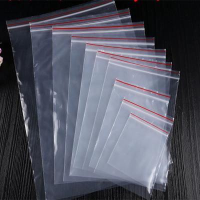 China ANTI-STATIC Single Zipper Custom Plastic Bag Zipper Transparent Printed Self Locking Bag for sale