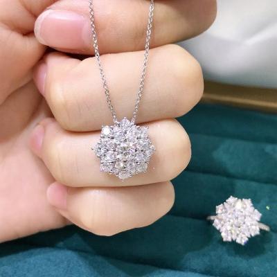 China CLASSIC jewelry manufacturers sell 3.32ct Diamond Necklaces Suitable For Wedding gifts and gifts wholesale for sale