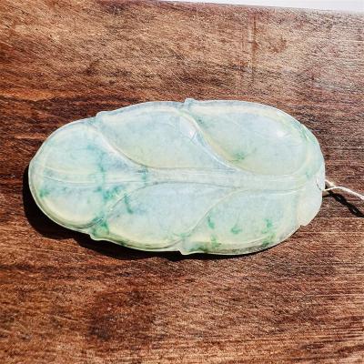 China Burma Jade Jadeite Lucky Leaf Necklace Religious Natural Jewelry Pendant For Man And Women Gifts for sale