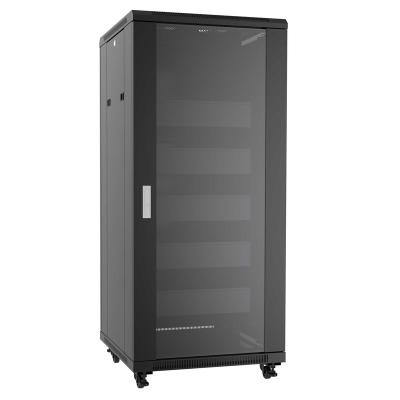 China Industrial Economic Type Floor Cabinet SPCC Cold Rolled Steel 32u Server Rack for sale