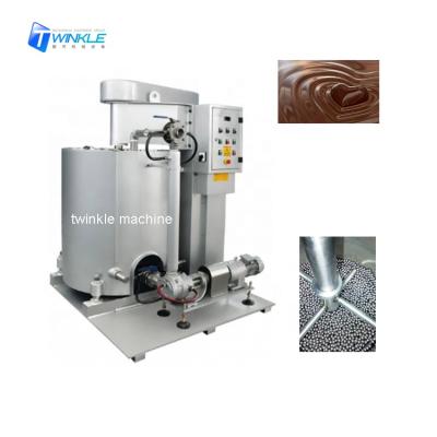 China Chocolate Ball Miller / 1000L Chocolate Ball Milling Machines Cooking Oil Plant 500L Vertical Type for sale