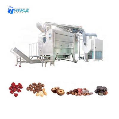 China Factory China Frying Oil Roasting Salting Automatic Almond Chocolate Coating Machine for sale