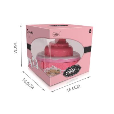 China Skin friendly; Cake Beauty Box Washable Girls (2 Layers) Pretty Form Makeup Cosmetics Play for sale