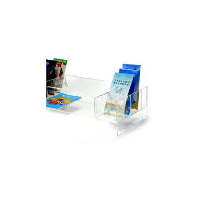 China [Hot Item] Promotion Suitable Acrylic Wholesale Desktop Product Display Rack Acrylic Folder Display for sale