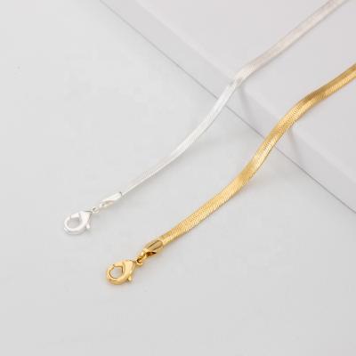 China Fashion Handsome CLASSIC Gold Necklace Chain Snack Necklace Women Men for sale