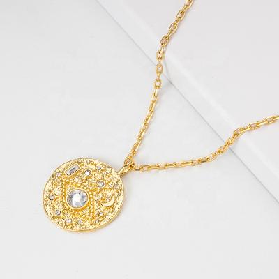 China CLASSIC Pendant Necklace Women Eye Evl Initial Necklace Women Cuban Sun Moon Star Fashion Necklace Jewelry for sale