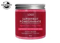 China Superfruit Pomegranate Body Scrub , Rejuvenating Natural Body Scrub For Dry Skin  for sale