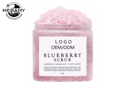 China Blueberry Skin Care Body Scrub , Detoxifying Lightening Body Scrub Fit All Skin for sale