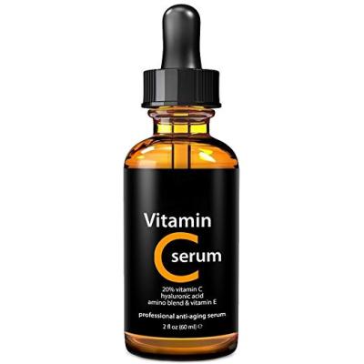 China Natural Vitamin C  60ml Organic Face Serum With Hyaluronic Acid for sale