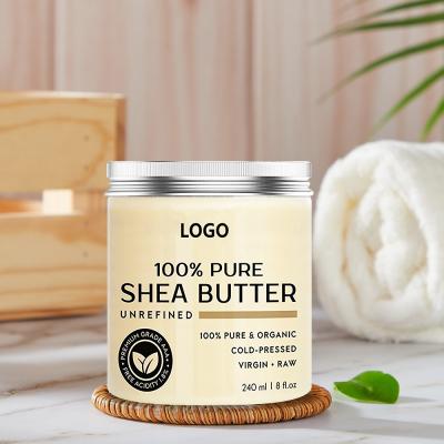 China 100% reine natürliche organische Shea Butter Hair Body Dry Haut-Entlastungs-tägliche Haut-Feuchtigkeitscreme zu verkaufen